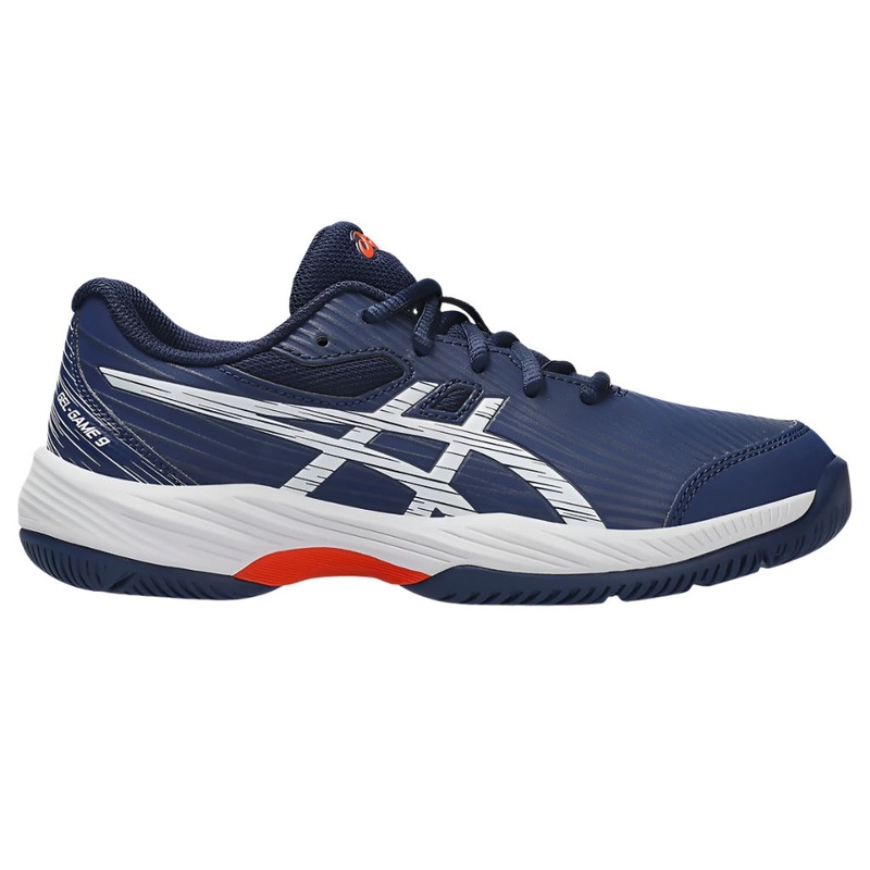 Asics Gel Game 9 GS Junior Tennis Shoes – Blue Expanse / White UK 4