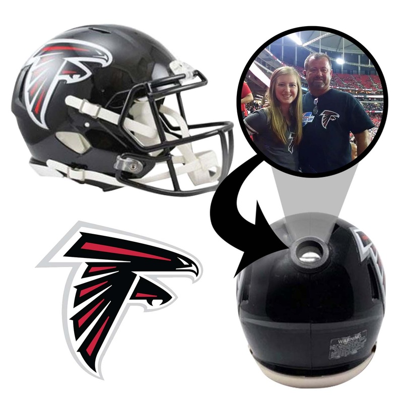 Atlanta Falcons NFL Mini Helmet – Picture Inside