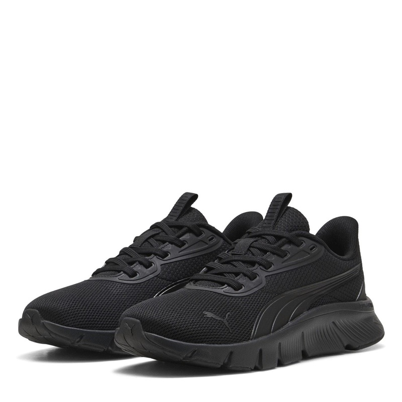 Puma Flexfocus Lite Modern Jr Runners Boys 5.5 (38.5) Triple Black