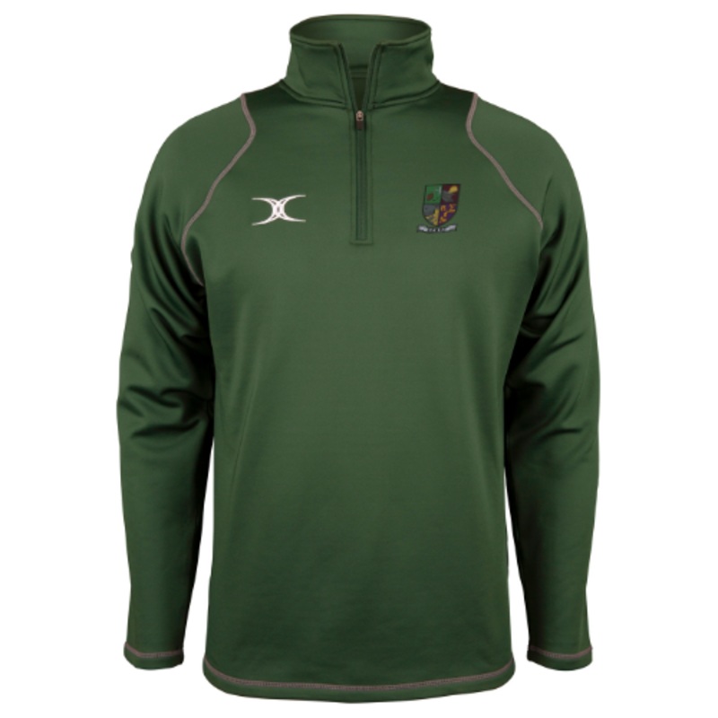 Sheffield Engineers RFC Adult’s Green Quest Mens 1/4 Zip Fleece XS
