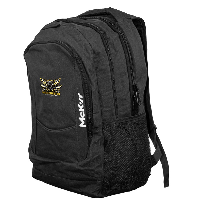 McKvr Manchester Mosquitoes AFL Core 22 Back Pack – Black