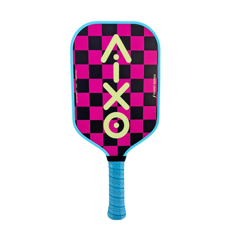Aixo CP03 Ghost Series Dogtown T700 Carbon Pickleball Padel Black/Pink One Size