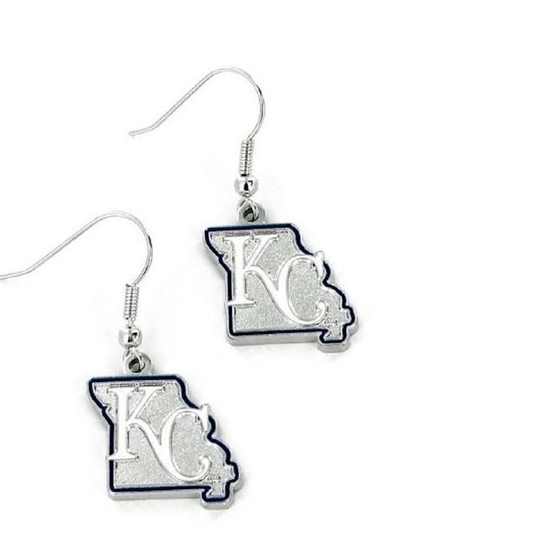 Aminco Kansas City Royals State Design Earrings – Special Order