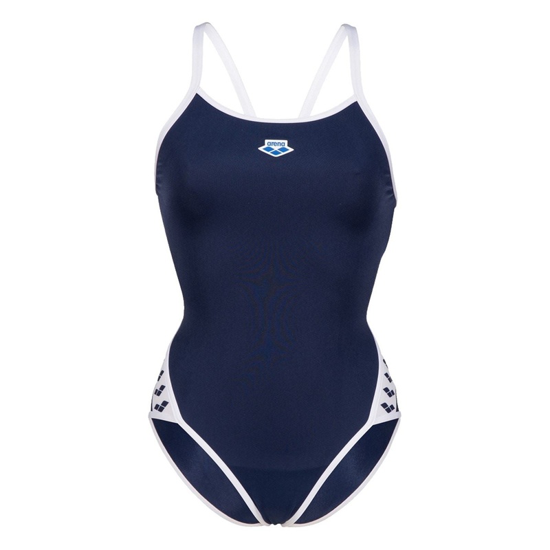 Arena Icons Solid Super Fly Back Swimsuit 30 Navy/White