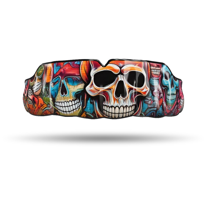 Color Skulls Graffiti