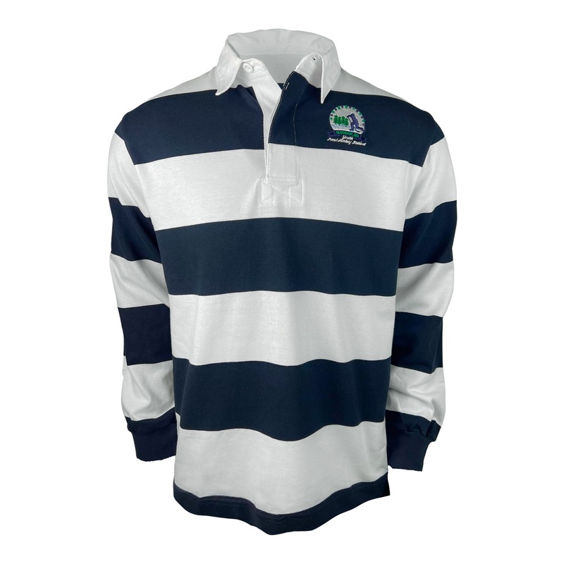 YPHF Striped Rugby Shirt Navy/White XXS
