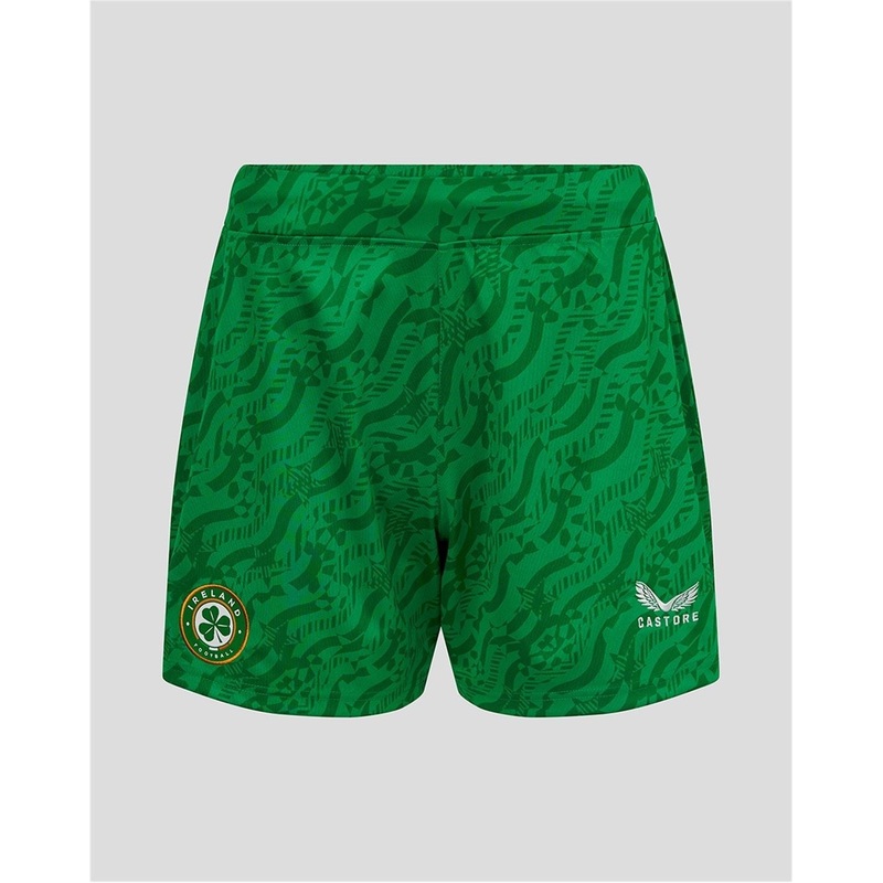 Castore Womens Ireland Third Shorts 2025 10 (S) Green