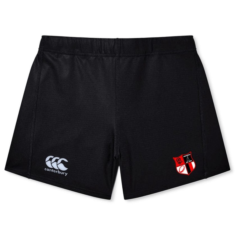 Amoskeag Rugby Club Women’s Yokohama Short by Canterbury 6 Black