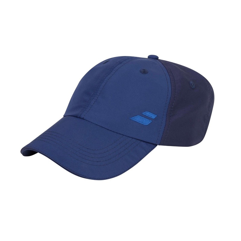Babolat Logo Print Pre Curved Brim Cap Adults Navy