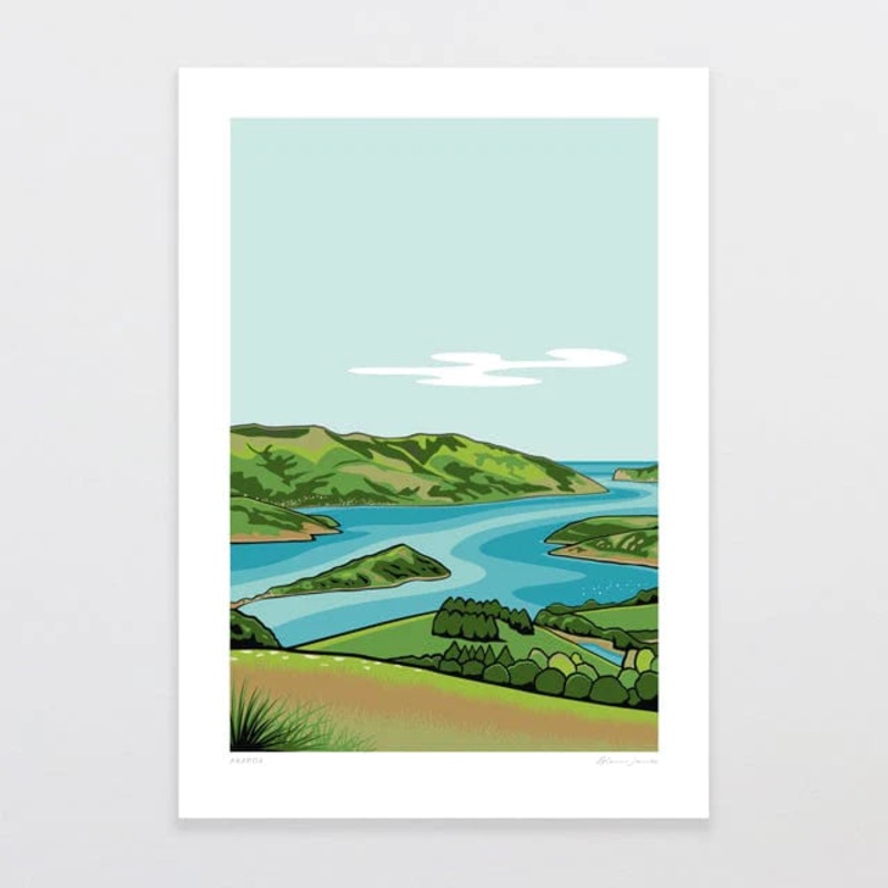 Akaroa Print by Glenn Jones