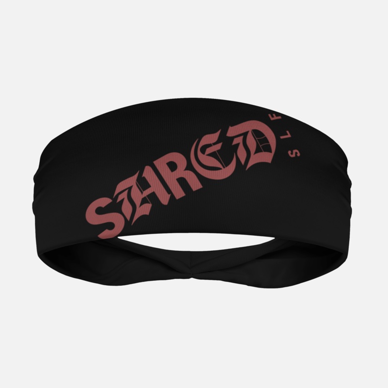 Shred Black Headband ONE SIZE Black