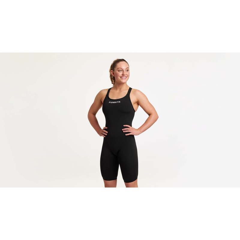 Funkita Women’s Fast Legs One Piece – Still Black 32/10