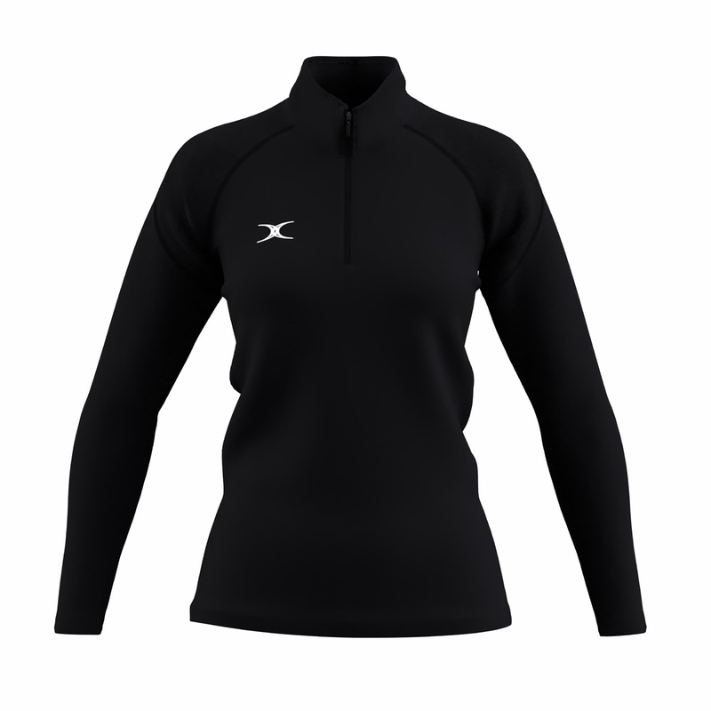 GTS 1/4 Zip Fleece – Womens Black 6