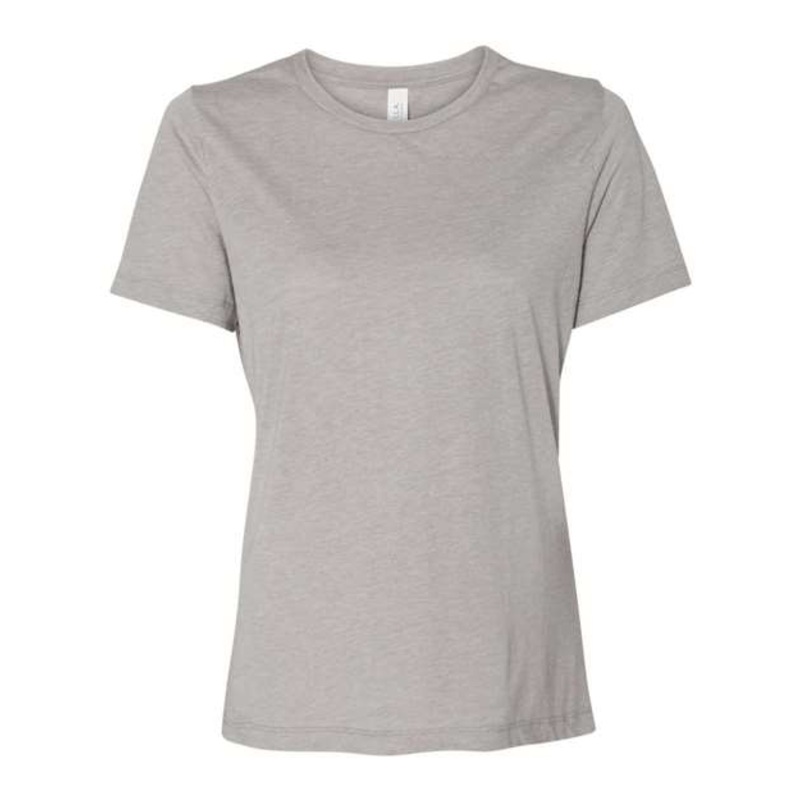 BELLA + CANVAS Womens Relaxed Fit Triblend Tee S Olive Triblend