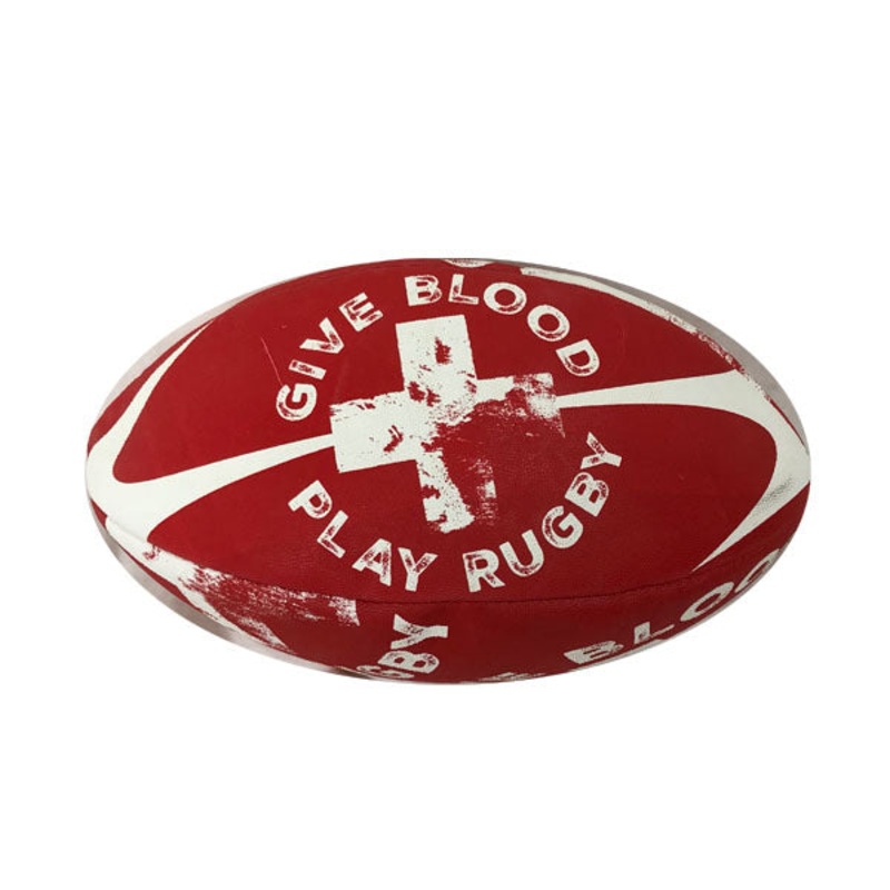 *RA ‘GIVE BLOOD’ RUGBY BALL – SIZE 5