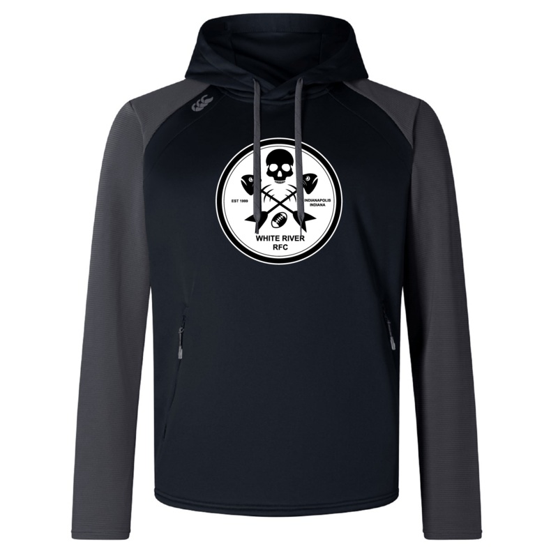 White River RFC Elite Training Hoody by Canterbury XS Black