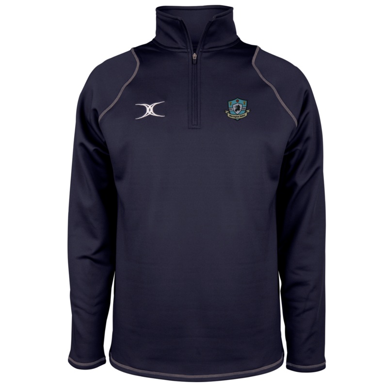 Warrington Select RFC Senior’s Dark Navy Quest Mens 1/4 Zip Fleece – No initials Extra Small