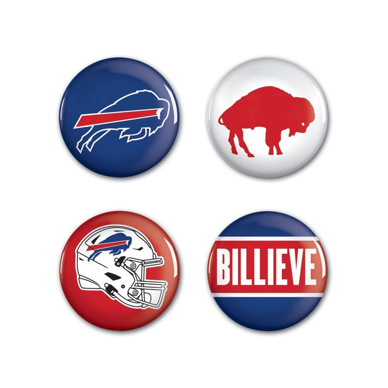 Wincraft Buffalo Bills 4 Pack Buttons