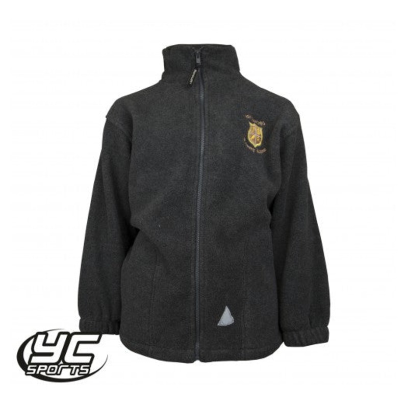 St Josephs Primary School Fleece 3/4 XXS DARK GREY