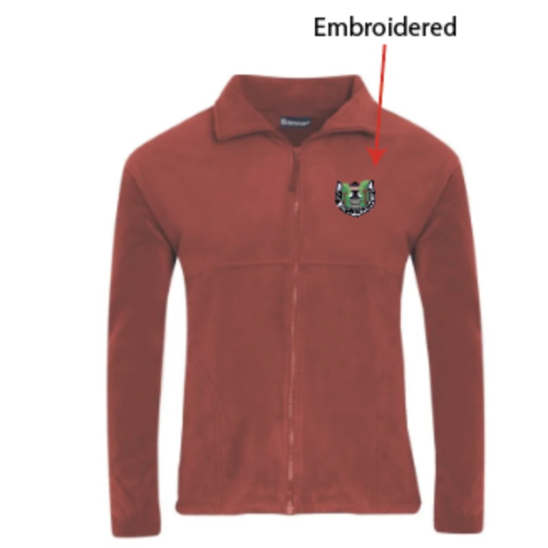 Ysgol Coed Y Gof Fleece Red 3/4