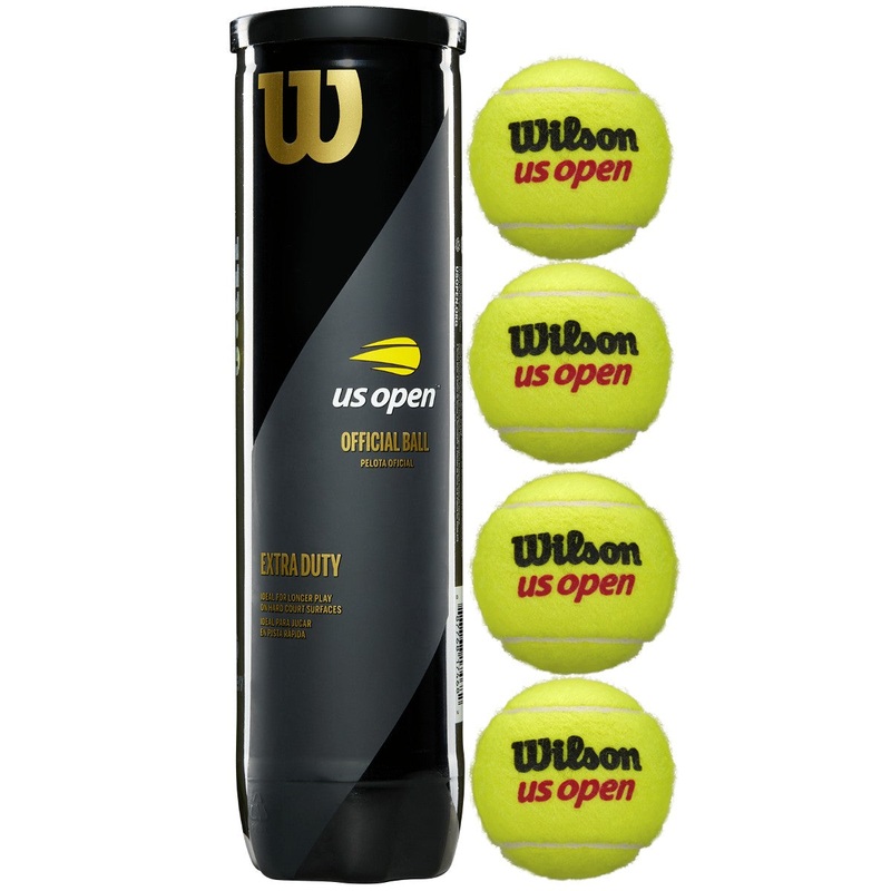 Wilson US Open Ball 4 Ball Can WRT116200 4 Ball Tube GREEN