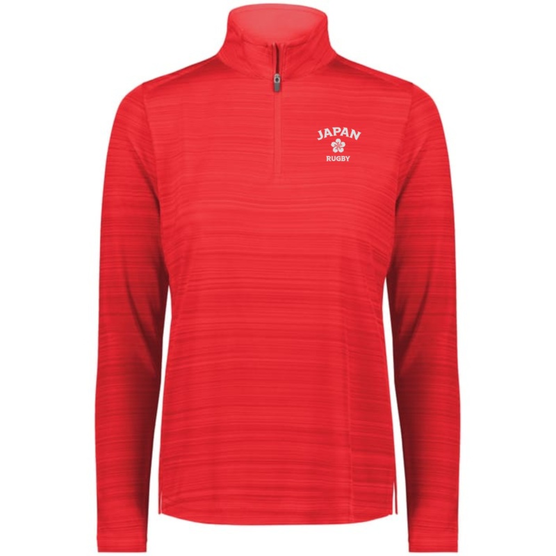 Women’s Nations of Rugby Japan Pursuit 1/4 Zip Pullover S Grey