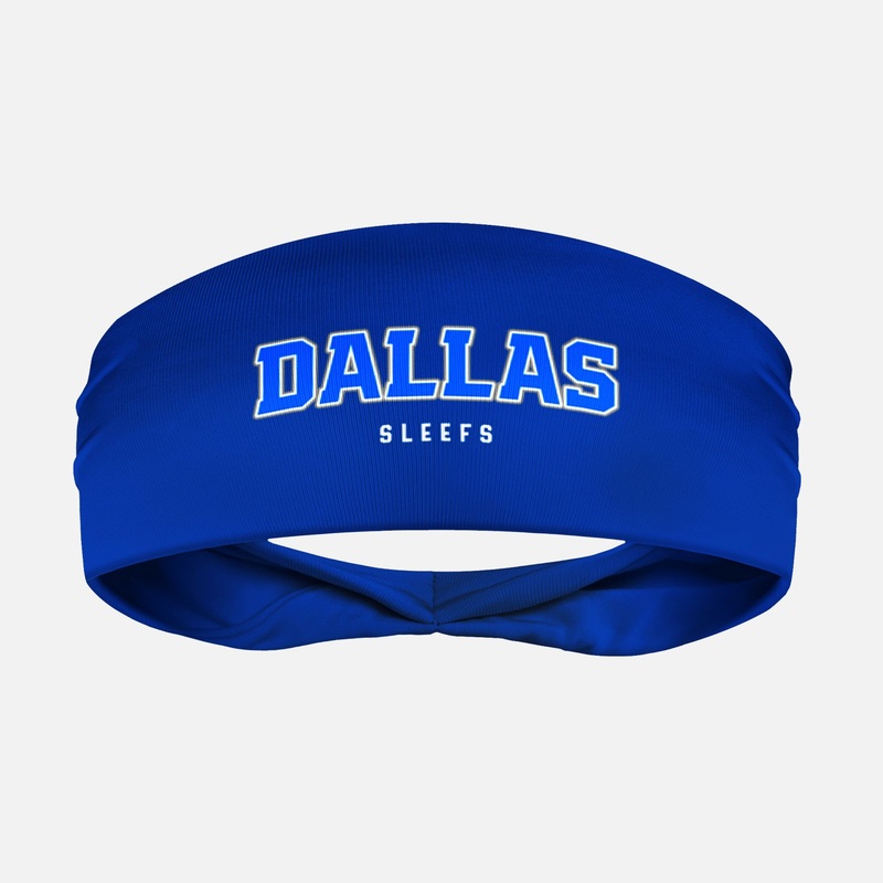 Dallas Sleefs Headband ONE SIZE Blue