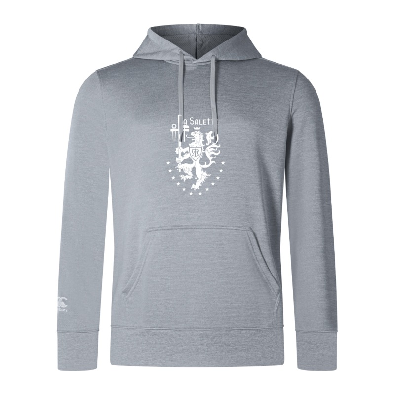 La Salette Academy Rugby Club Lightweight Hoodie by Canterbury Y4 Grey