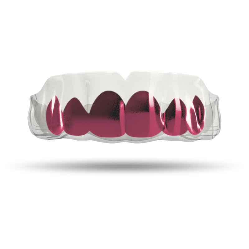 Chrome Dusty Pink Grill (Clear)