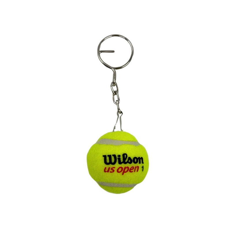 Wilson Mini Tennis Ball Keychain YELLOW One Size