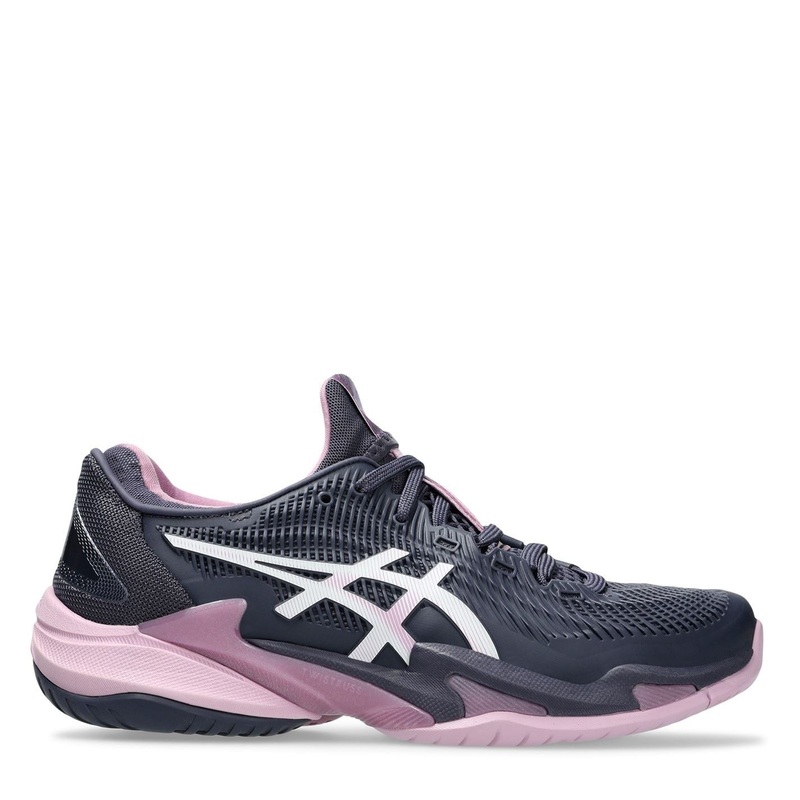 Asics Womens Court Ff 3 Tennis Shoes 7 (40.5) Indigo F/White