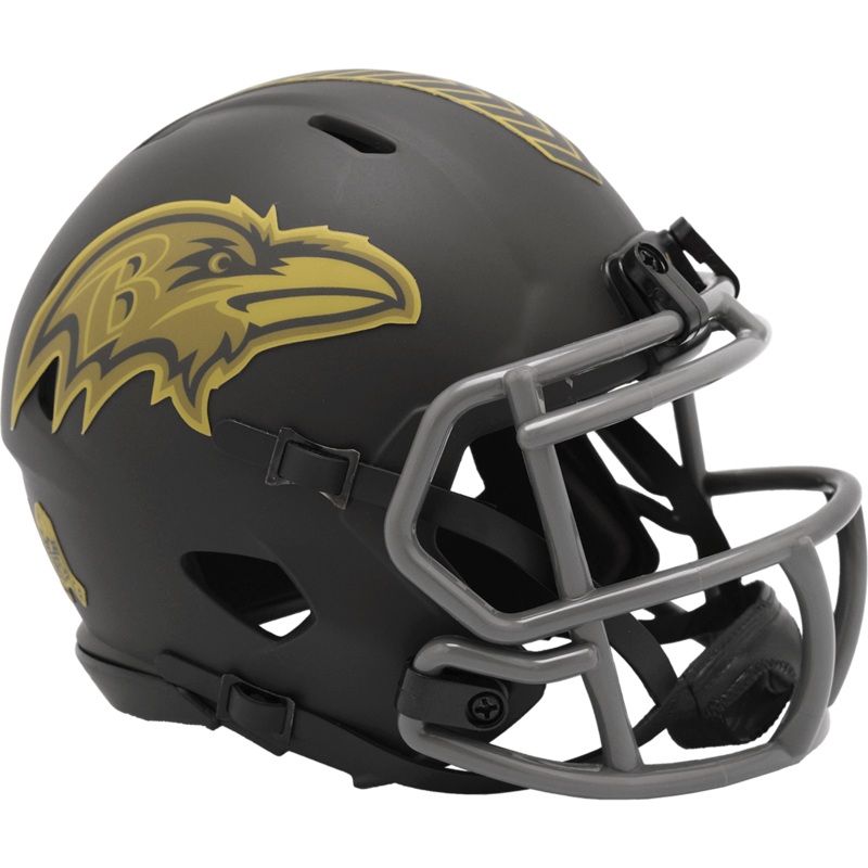 Baltimore Ravens Mini Speed Helmet – Salute To Service 2025