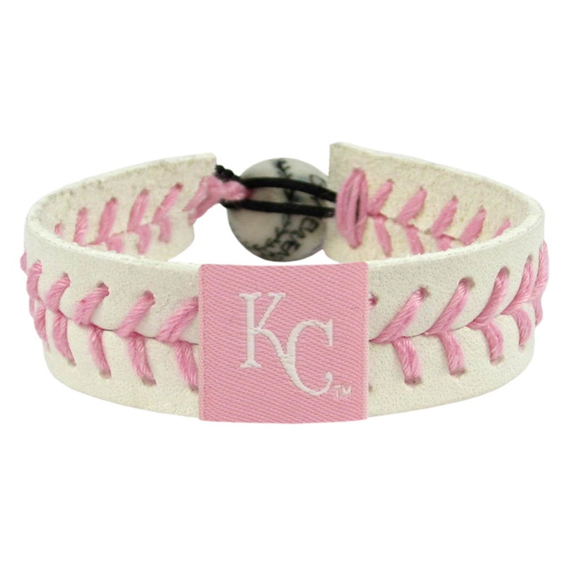 Gamewear Kansas City Royals Pink Baseball Bracelet