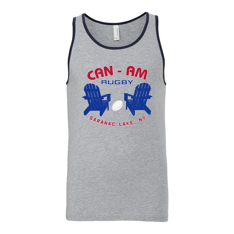 CAN-AM Adirondack Chairs Tank Top X-Small Heather Grey/Navy