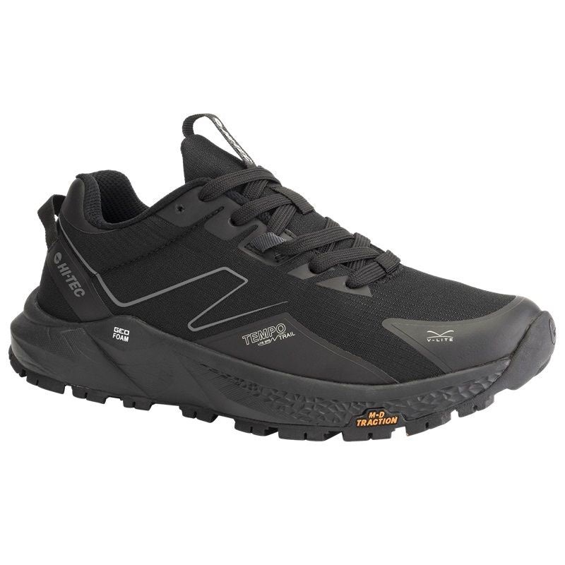 Hi-Tec Womens Geo Tempo – Triple Black US 7