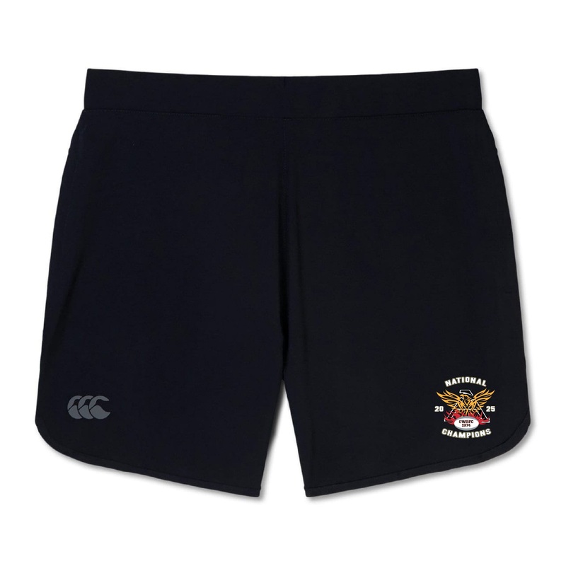Atlanta Old White Rugby Champs Elite Woven Short by Canterbury XS Black