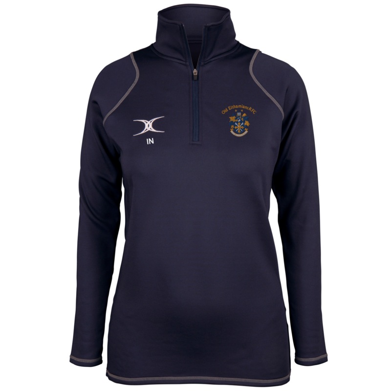 Old Elthamians RFC Womens Dark Navy Quest 1/4 Zip Fleece W 8
