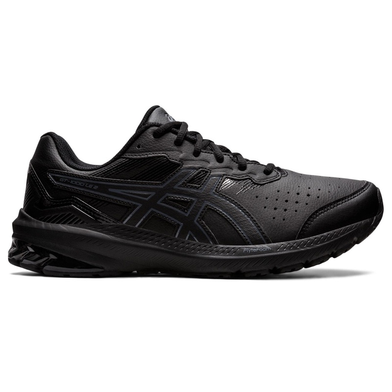 Asics Mens GT 1000 LE 2 (2E) – Black/Black US 8