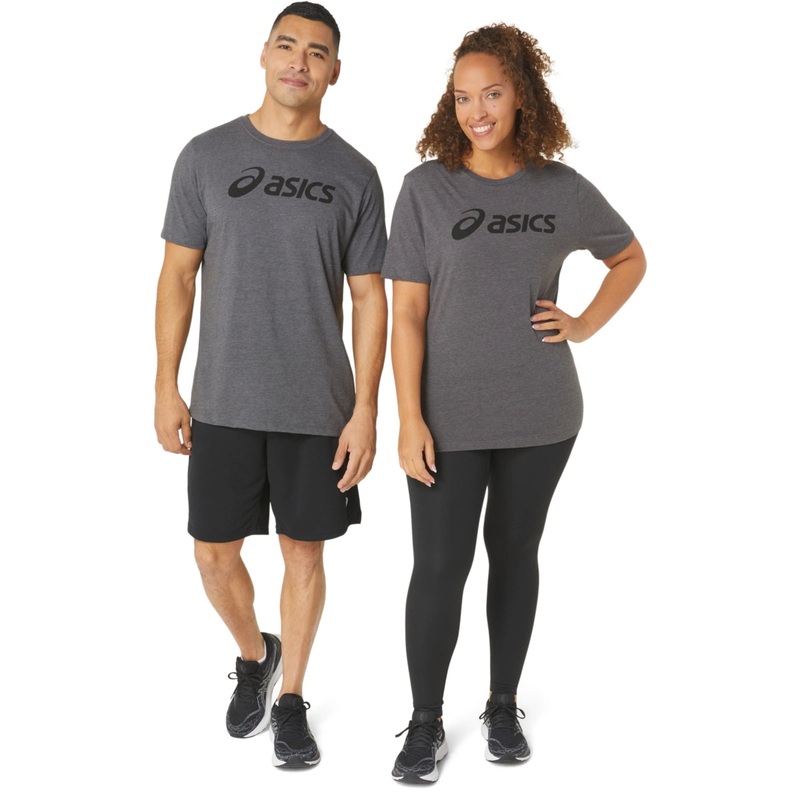 Asics Unisex XG Lockup Logo Short Sleeve Tee Performance Black XS