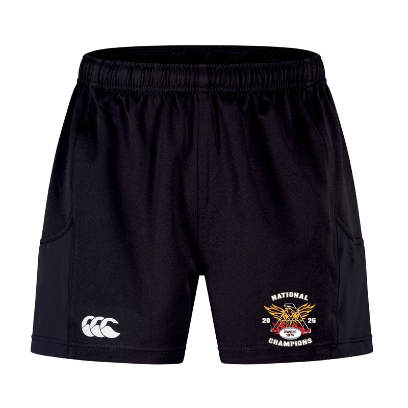 Atlanta Old White Rugby Champs Advantage Short 2.0 by Canterbury 6 Black