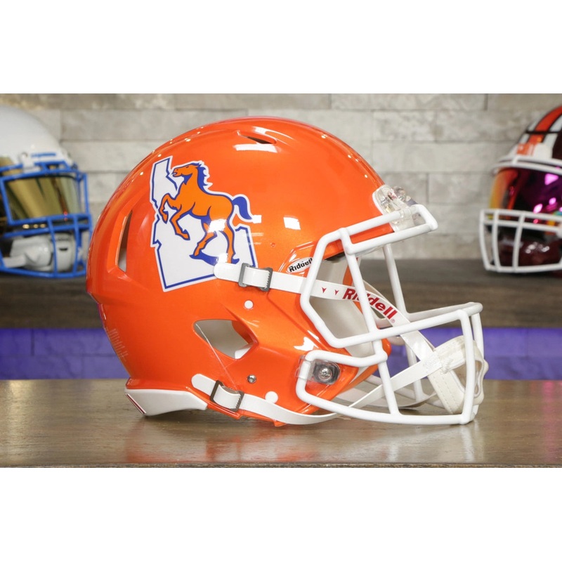 Boise State Broncos Riddell Speed Authentic Helmet – Orange Alternate