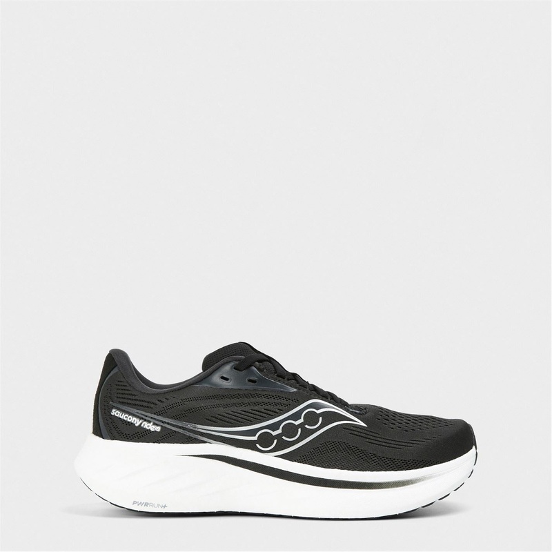 Saucony Ride 18 Low Top Road Shoes 6 (39) Black/White