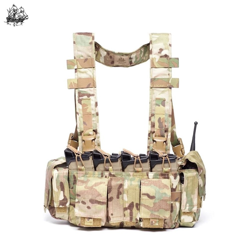 UW Chest Rig Gen IV Black Standard H-Harness