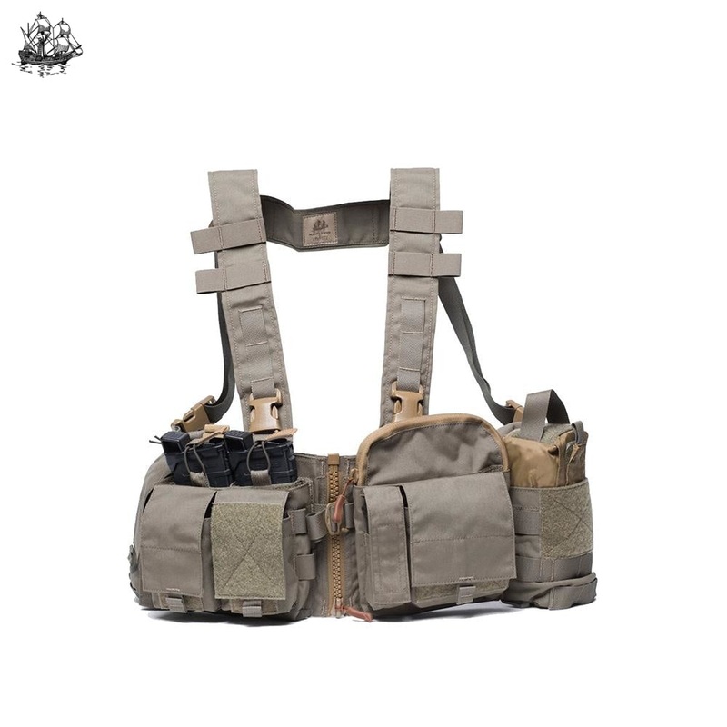 UW GEN V Split-Front Chest Rig Black Standard H-Harness