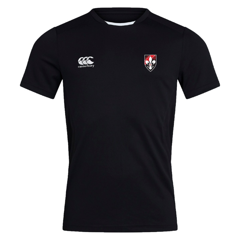 Baton Rouge RFC Club Dry Tee by Canterbury Y4 Black