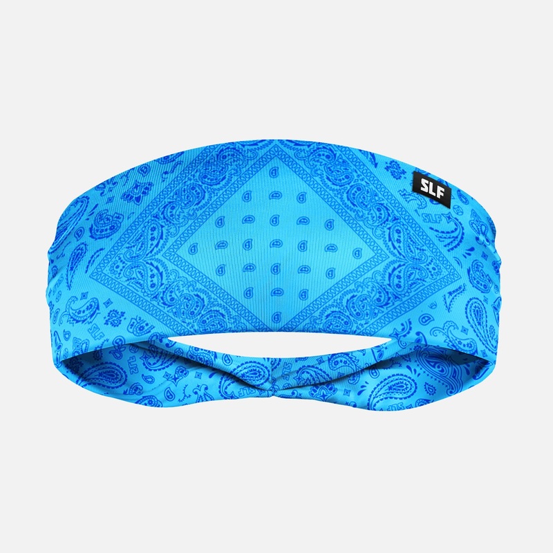 Sky Blue Classic Bandana Headband ONE SIZE Sky Blue