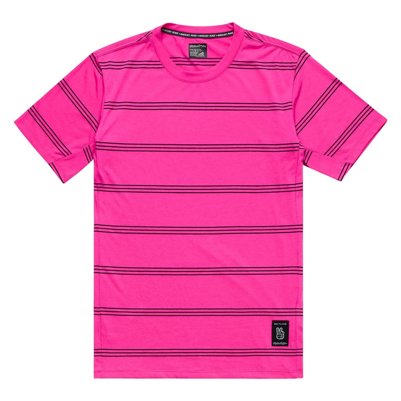 Skyline Short Sleeve Ride Tee Washed Out Party Pink PARTY PINK SM