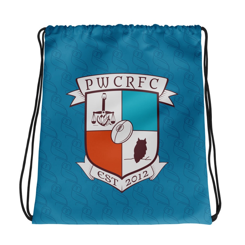 PWCRFC Owls Drawstring Bag