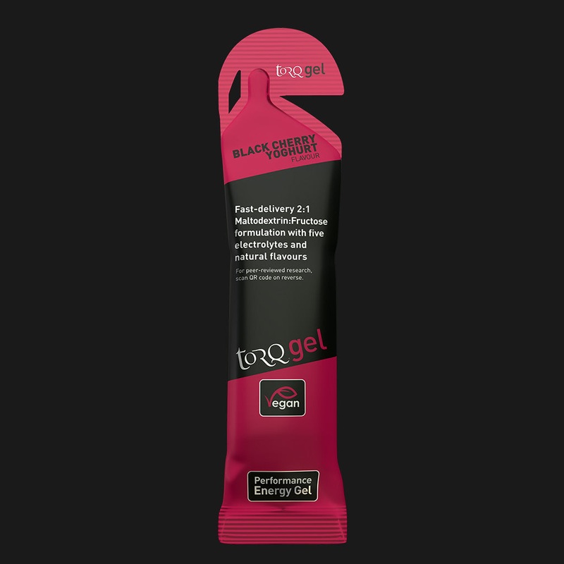 Torq Energy Gels (Single) Black Cherry Yoghurt Black Cherry Yoghurt