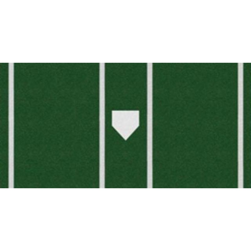Trigon Sports Pro Turf Home Plate Mat – 7′ x 12′ Green